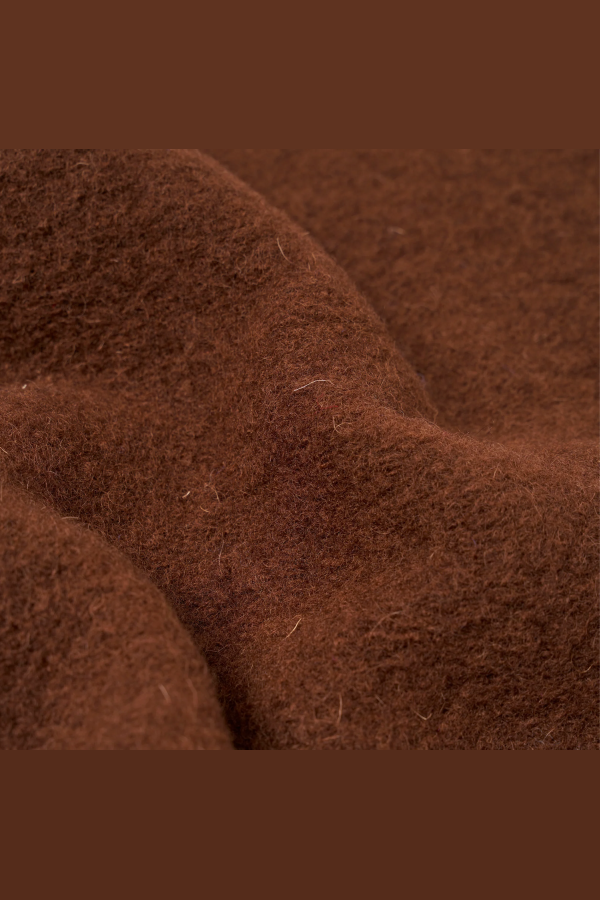 Universal Works Wool Fleece Cardigan - Cacao
