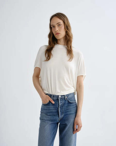 Sea NY Casey Hand Smocked Tie Front Top | Garmentory