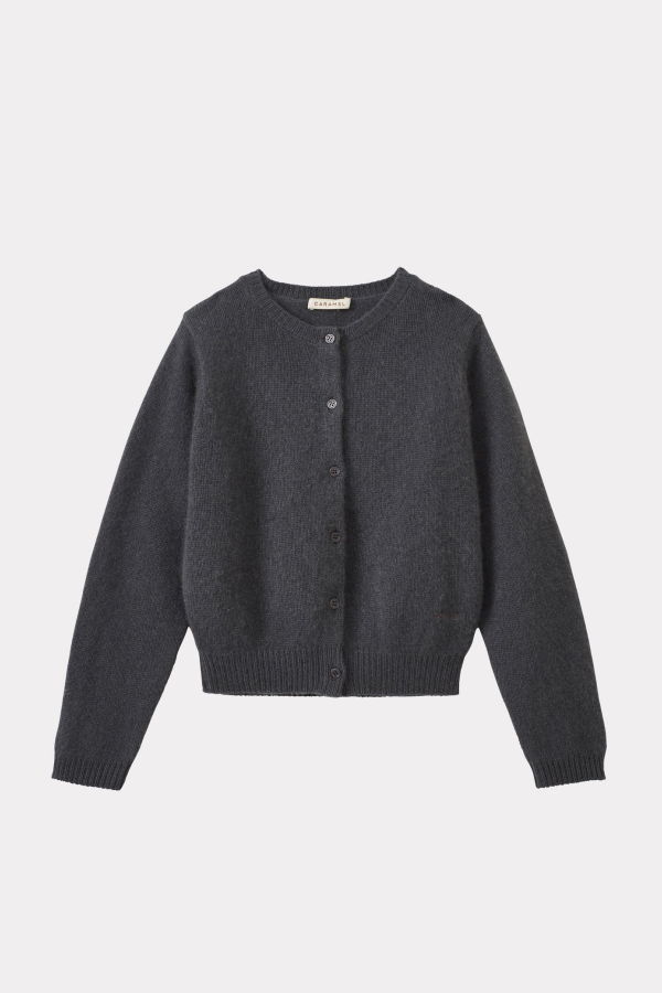 KIDS Caramel Rosa Children's Cashmere Cardigan