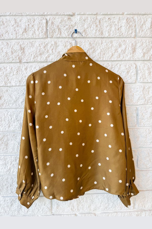 The Great. The Zenith Top - Copper Bubble Dot