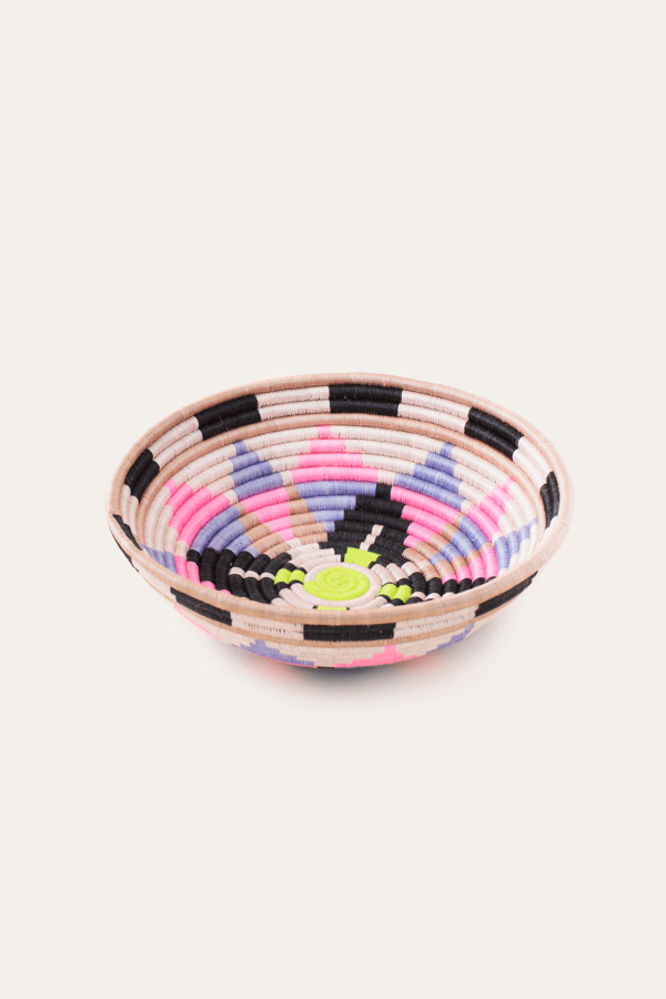 Indego Africa Neon Azalea Plateau - Pink/Purple/Black