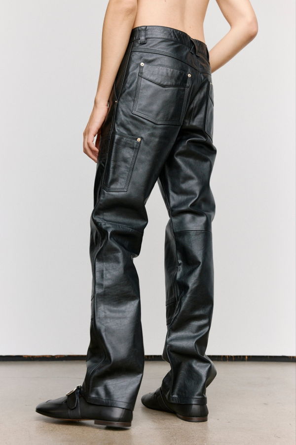 Wales Bonner Calf Leather Nomad Trouser