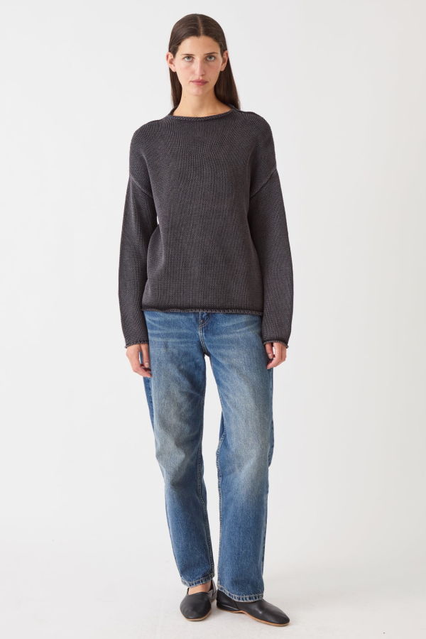 DEMYLEE Lamis Cotton Sweater - Black