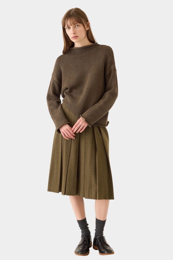 demylee Lamis Cotton Sweater - Caper