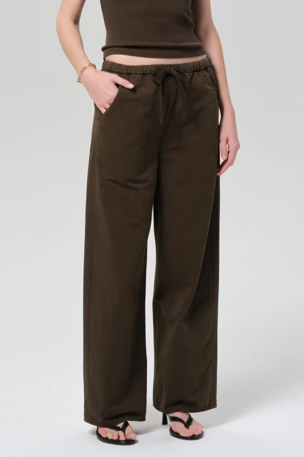 Citizens of Humanity Aurora Pull On Trousers - Moss