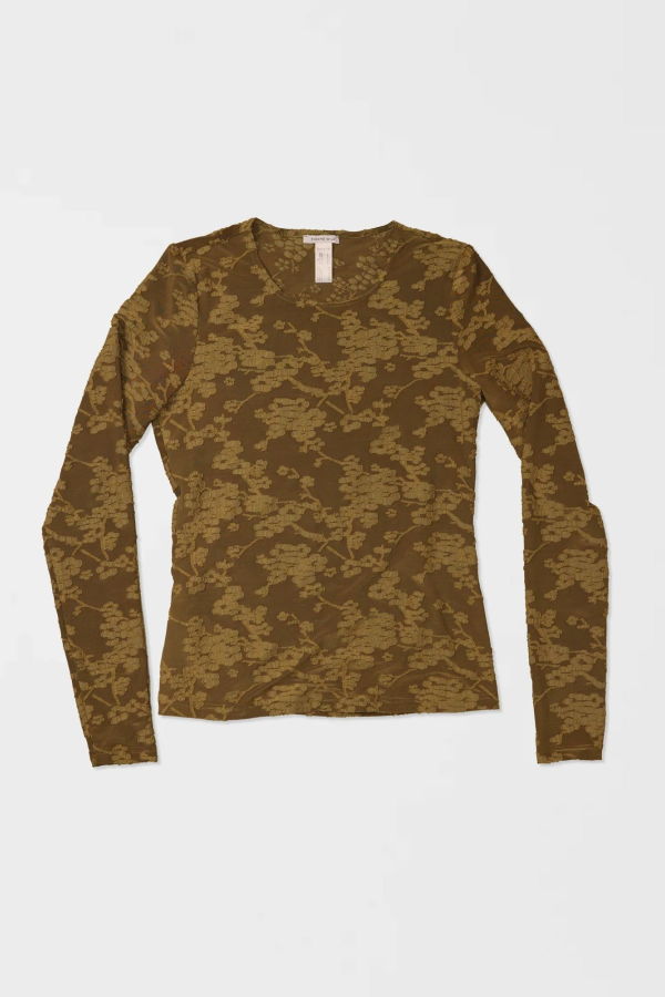 Simone Wild Flower Tami LS Top