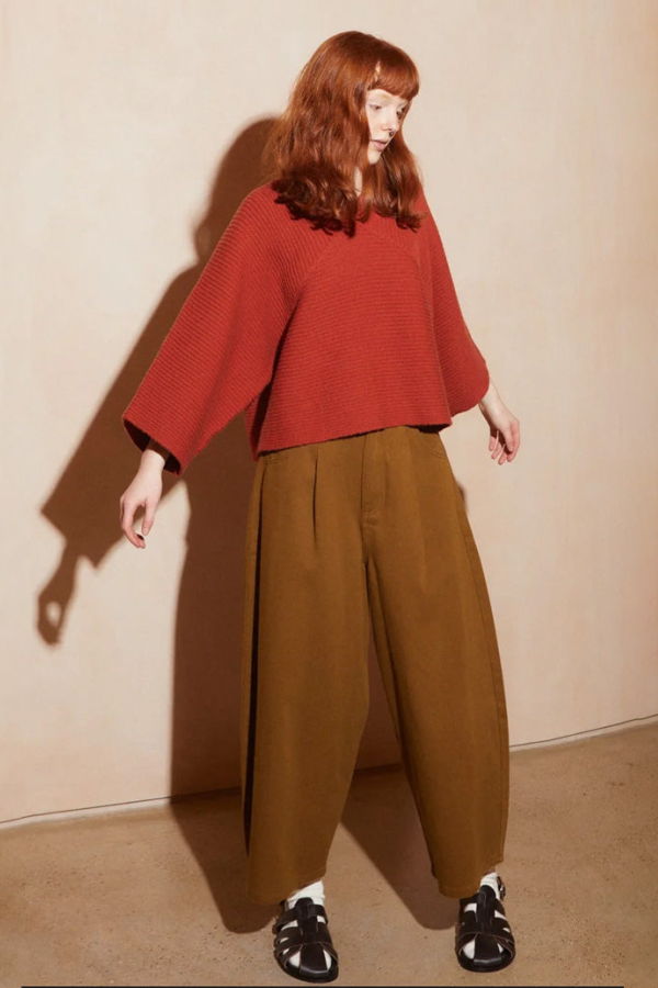 L.F.Markey Tori Knit Top - Paprika Red