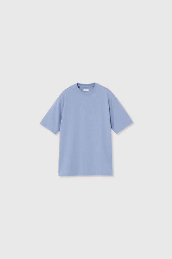 Yoke Suvin Cotton T-Shirt - Blue Sky