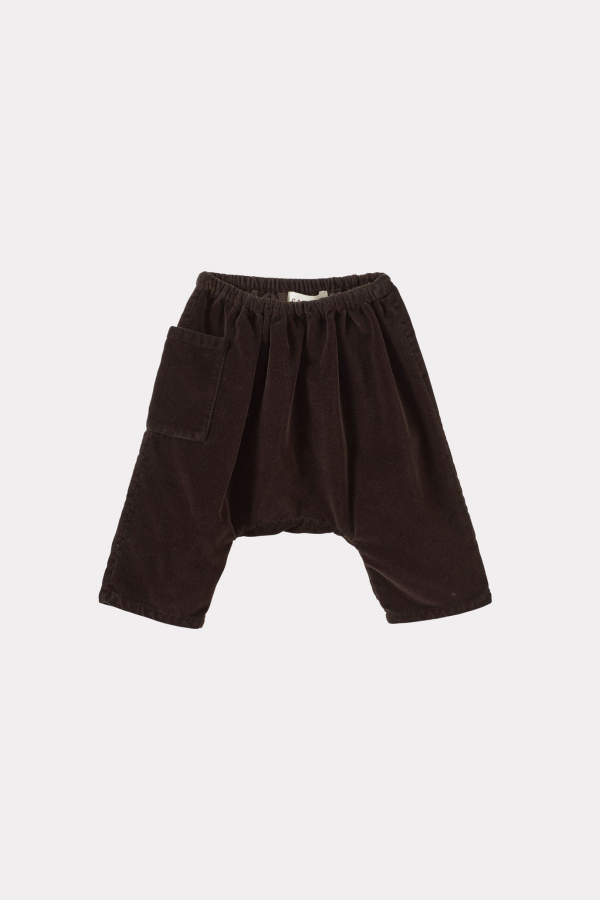 KIDS Caramel Ficus Baby Cotton Velvet Trousers