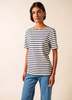 Saint James Levant Modern Breton Shirt - Ecru/Navy - Thumbnail 5
