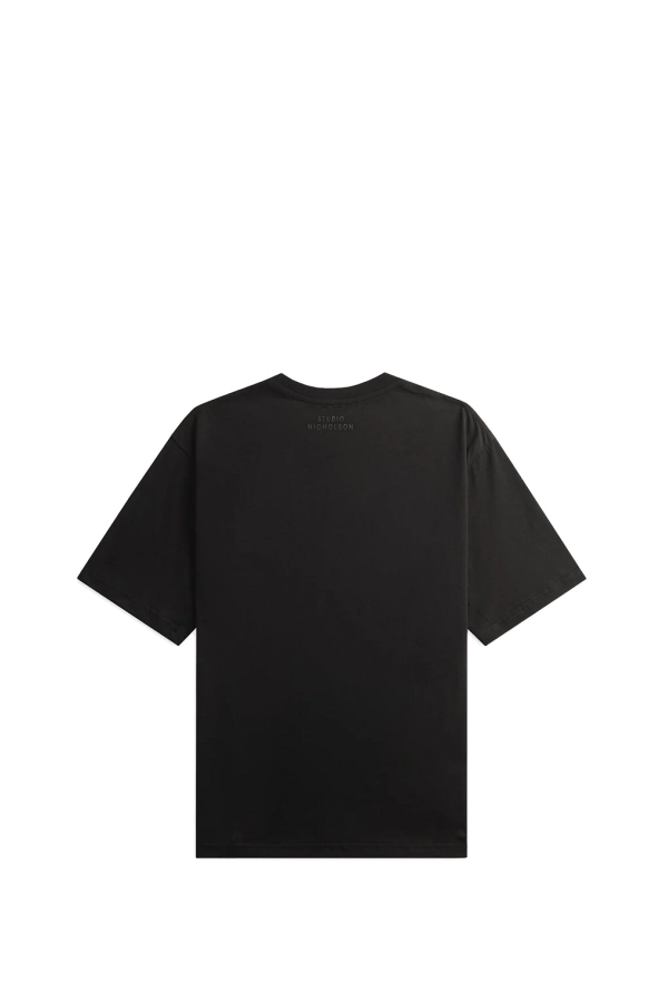 Studio Nicholson Bric Cotton Jersey Short Sleeve T-Shirt - Black