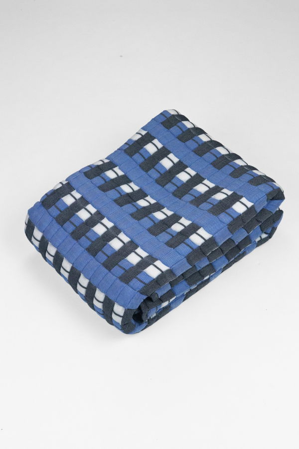 Archive New York Quilted Sujani Throw Blanket