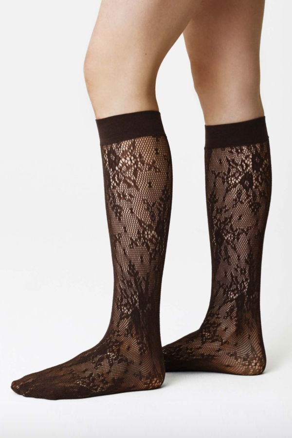 Swedish Stockings Rosa Lace Knee High Socks