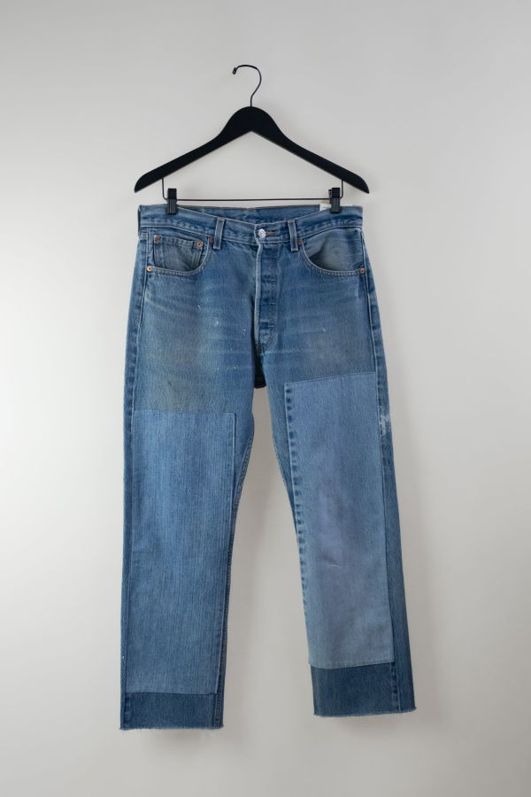 B Sides Vintage Patchwork Jean No. 2 - Vintage Indigo