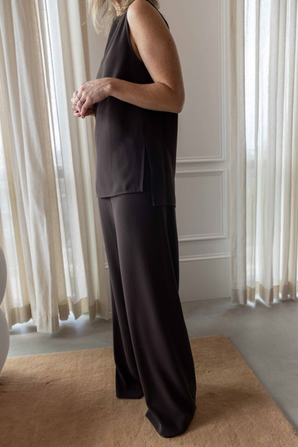 House of Dagmar Fluid Crepe Trousers