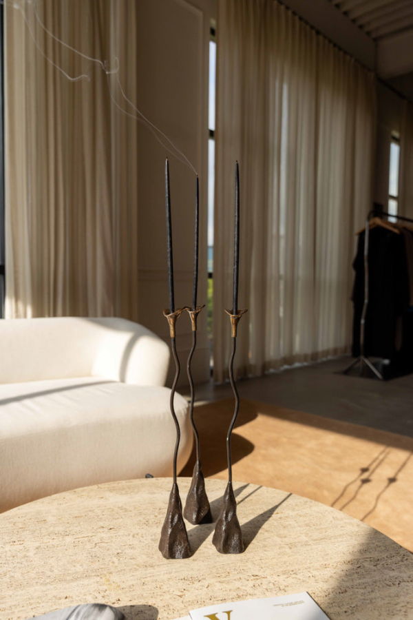 Sekoya Originals Iron Hand Forged Callas Candleholder