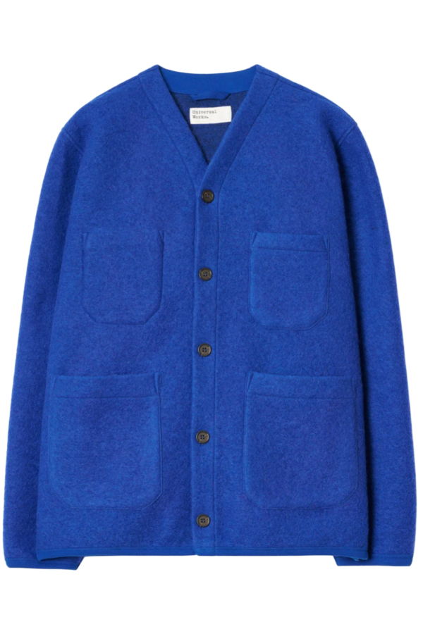 Universal Works Wool Fleece Cardigan