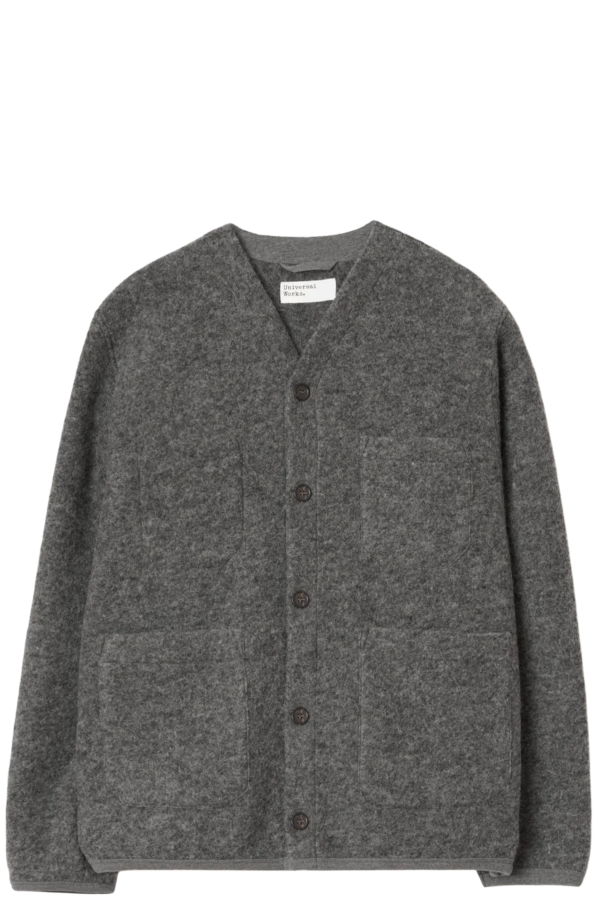 Universal Works Wool Fleece Cardigan