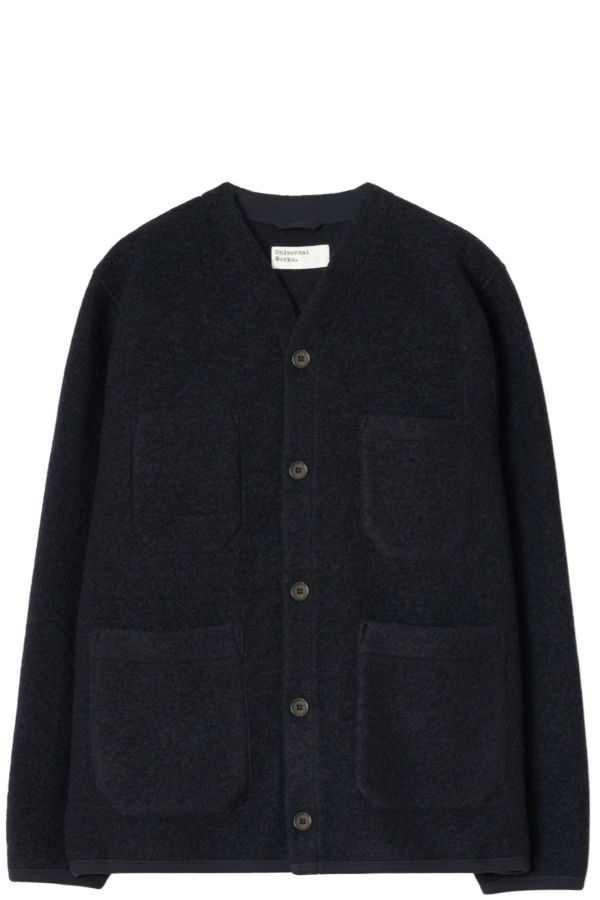 Universal Works Wool Fleece Cardigan