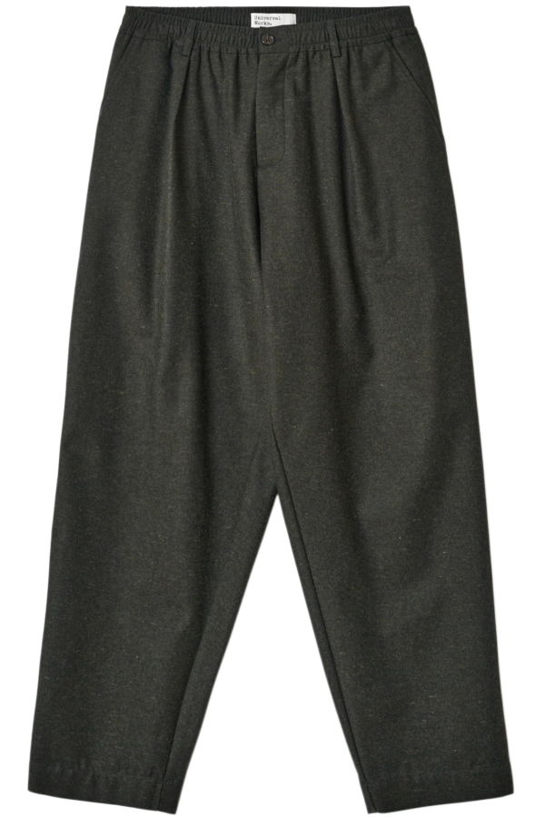 Universal Works Recycled Italian Tweed Pleated Track Pant