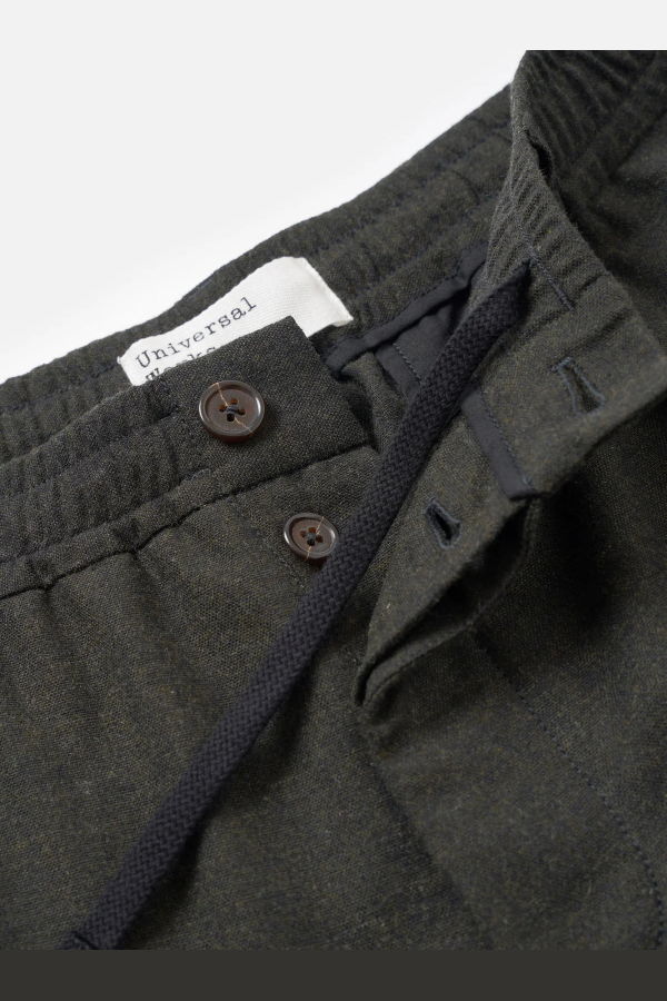 Universal Works Recycled Italian Tweed Pleated Track Pant