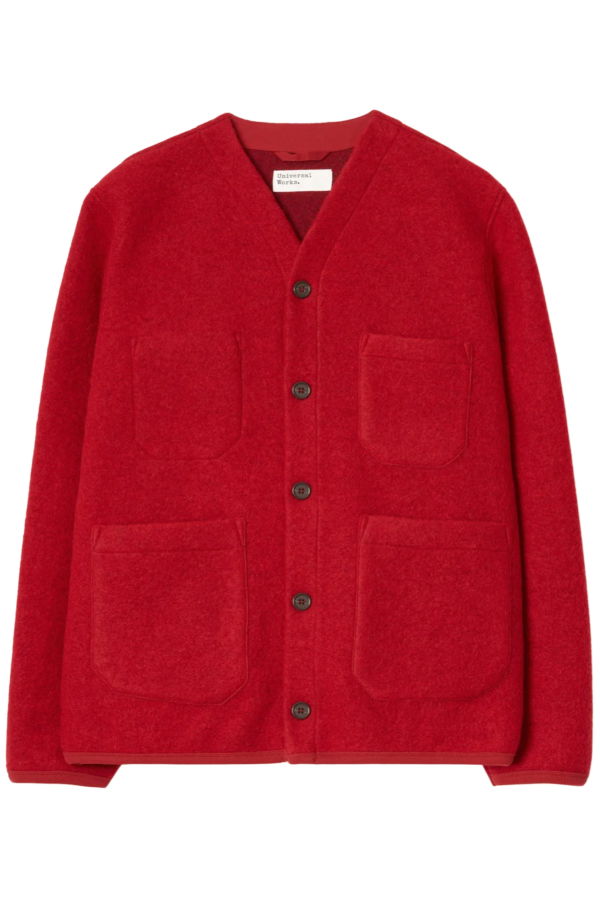 Universal Works Wool Fleece Cardigan