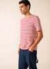 Saint James Levant Modern Breton Shirt - Ecru/Maroon - Thumbnail 3
