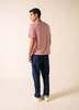Saint James Levant Modern Breton Shirt - Ecru/Maroon - Thumbnail 4