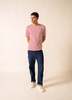 Saint James Levant Modern Breton Shirt - Ecru/Maroon - Thumbnail 8