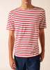 Saint James Levant Modern Breton Shirt - Ecru/Maroon - Thumbnail 9