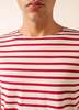 Saint James Levant Modern Breton Shirt - Ecru/Maroon - Thumbnail 10