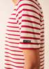 Saint James Levant Modern Breton Shirt - Ecru/Maroon - Thumbnail 11