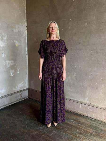 lavender brown kamila dress The - Pink/Green How to Wear Jeans