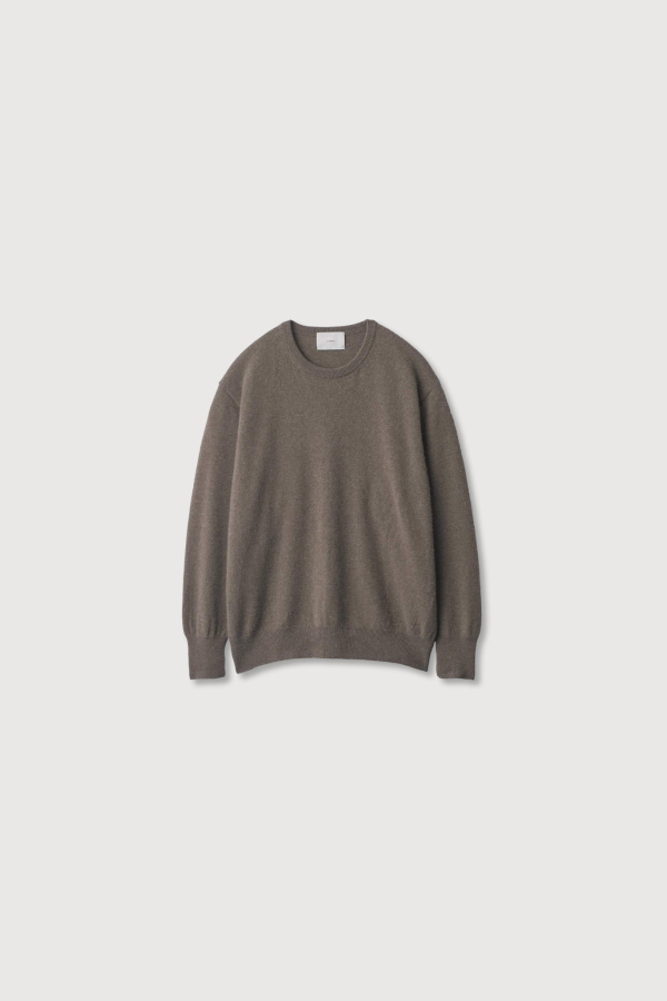 ssstein Pure Cashmere Knit Crew Neck LS Sweater - Taupe