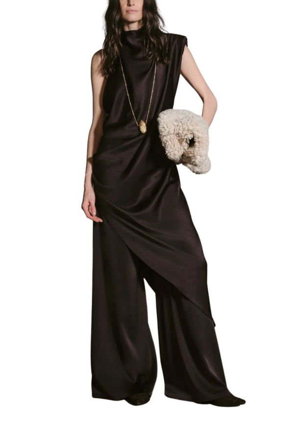 JOHANNA ORTIZ Dark Petals Pant - Chocolate