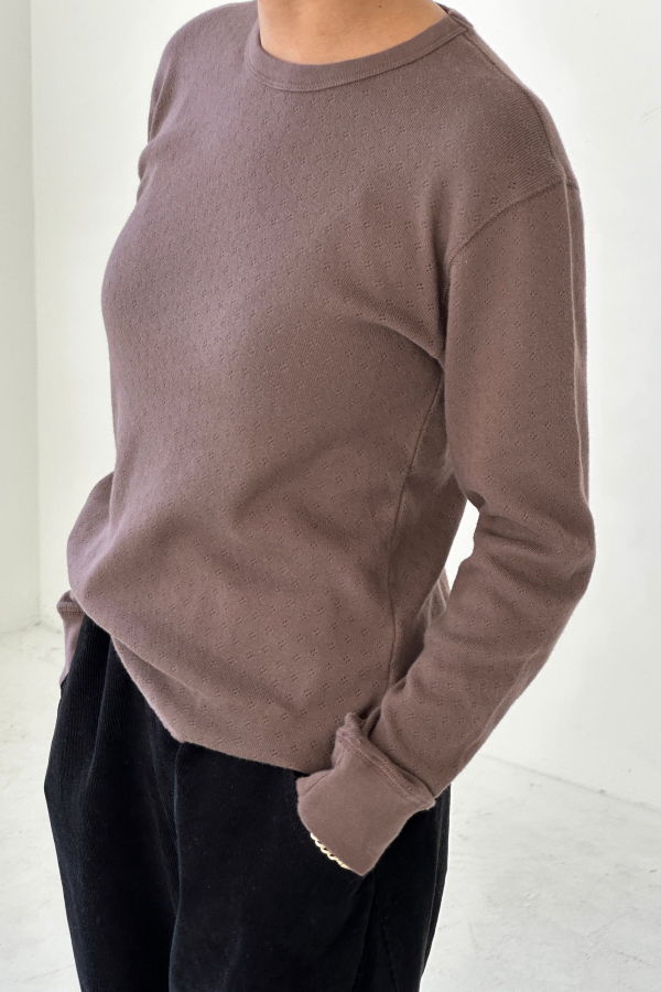 Le Bon Shoppe Pointelle Fundamental Tee