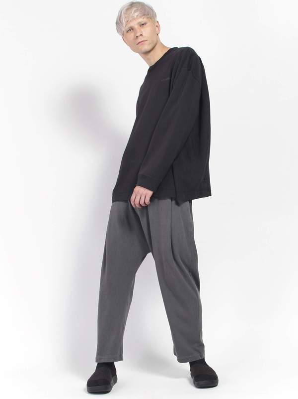 Willy Chavarria Long Sleeve Macho Buffalo Tee - Black | Garmentory