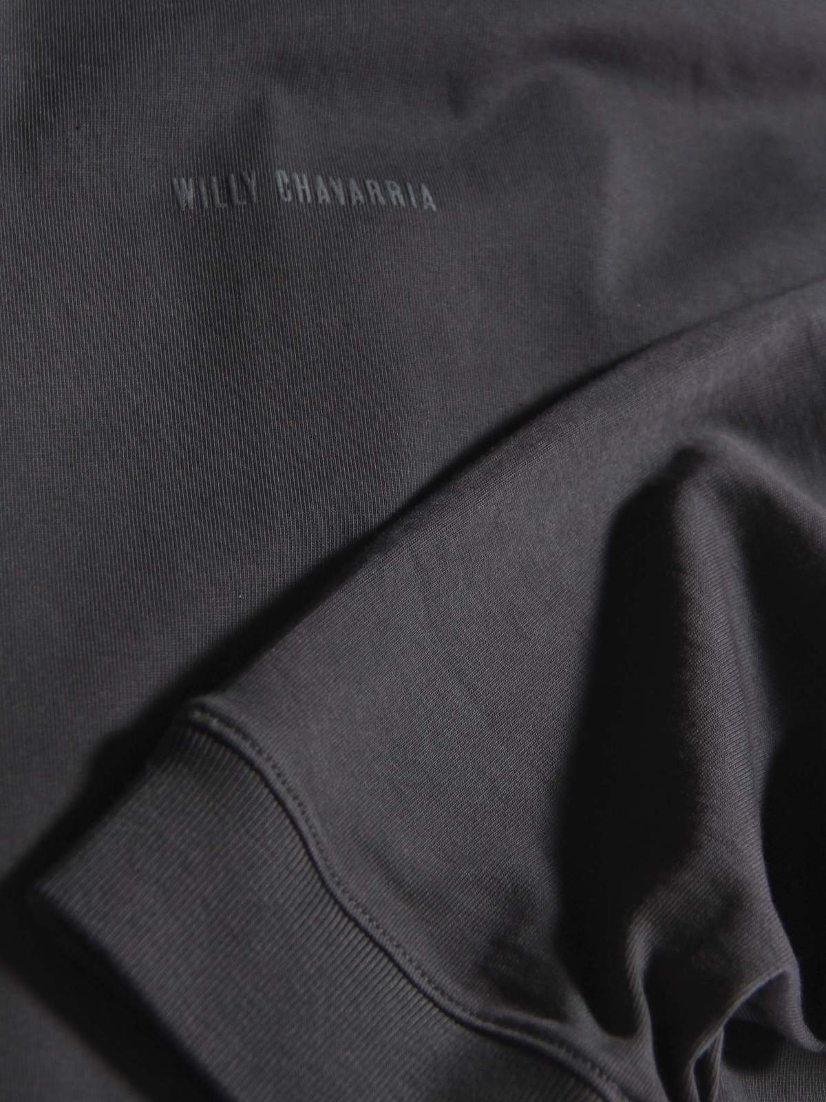 Willy Chavarria Long Sleeve Macho Buffalo Tee - Black | Garmentory