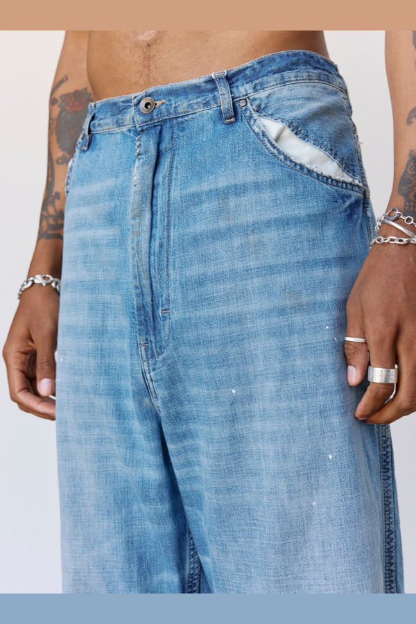 Maison Margiela Cotton Wide-Leg Jeans