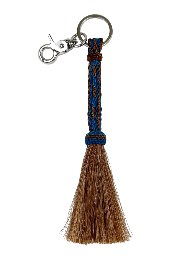 Krystell Barraza Hitched Horsehair Tassel Keychain