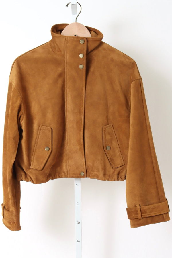 Veronica Beard Bateman Suede Jacket