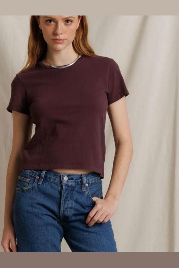Perfect White Tee Lisa Recycled Cotton Slim Tee