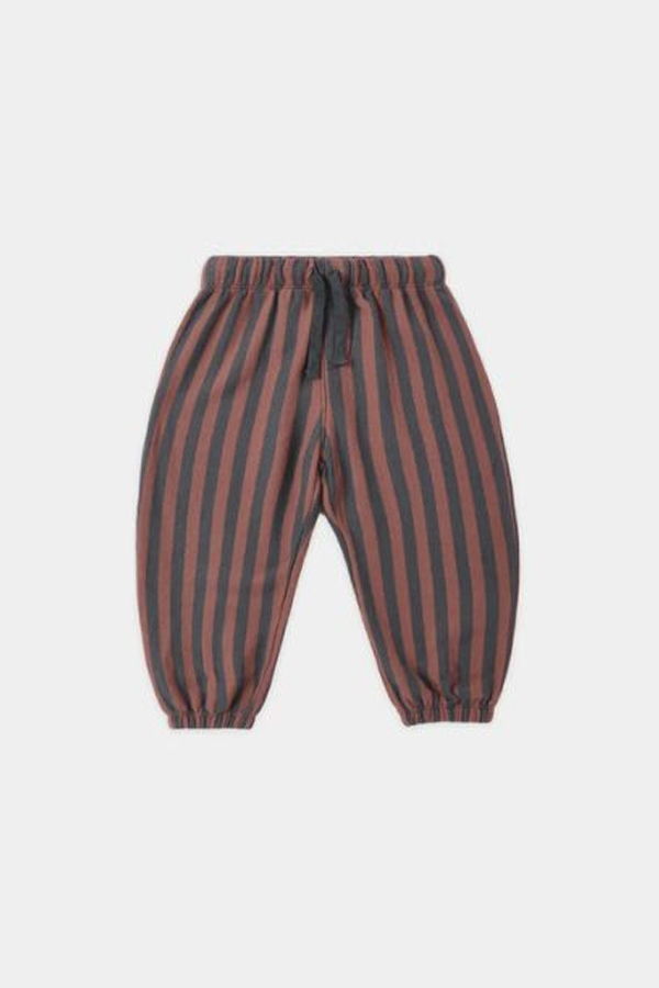 KIDS Rylee + Cru Relaxed Jogger Mulberry Stripe - Midnight