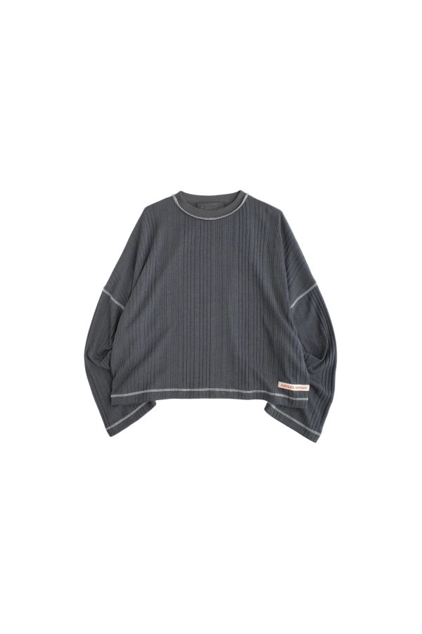 Jungles Channel Rib Long Sleeve Sweater
