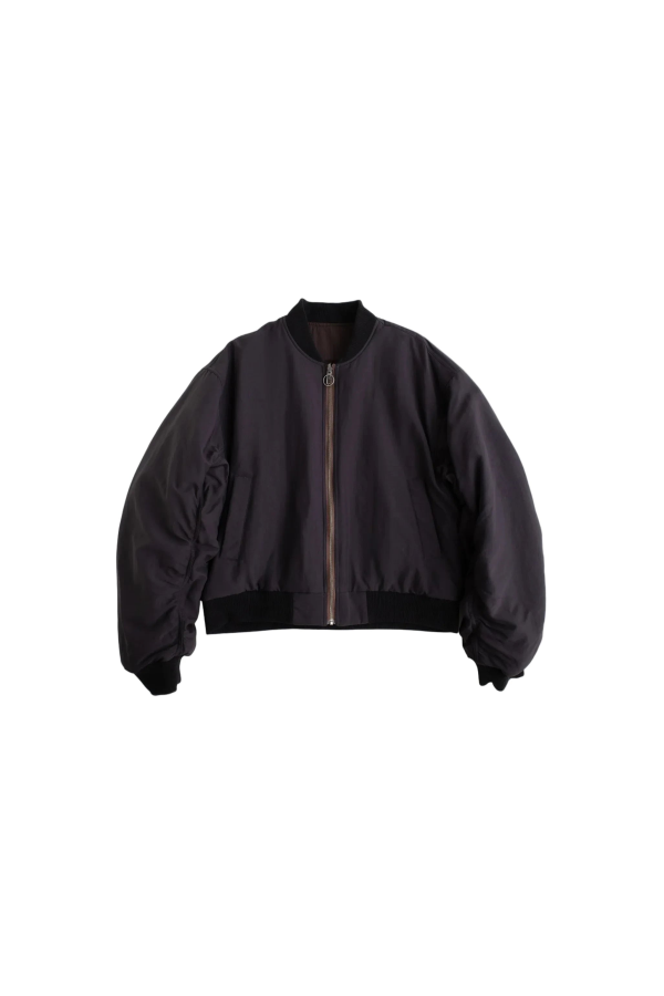 Jungles Pinstripe Bomber Jacket