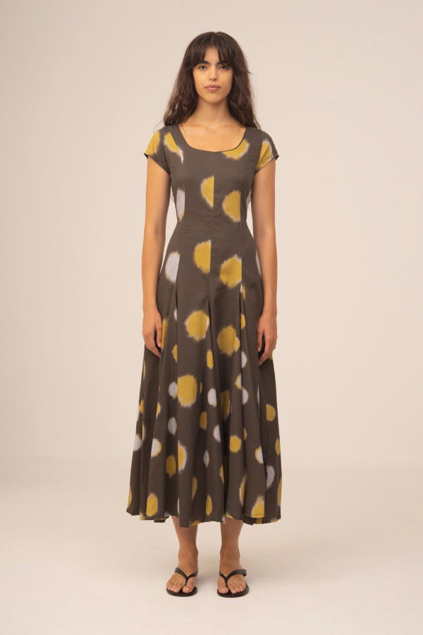 Carmen Says Eclipse Honour Polka Dot Occasion Dress