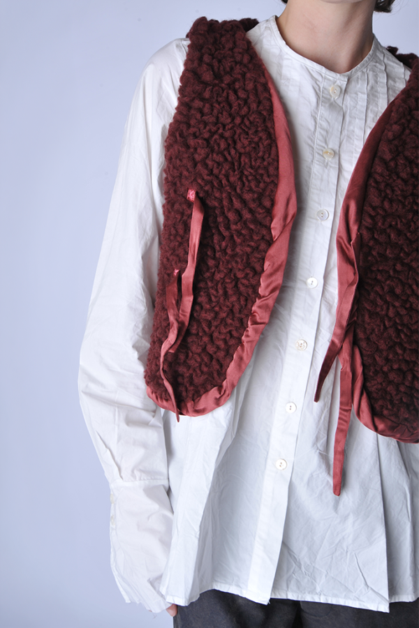Sula Clothing LTD. Conker Fluffy Wrap Vest