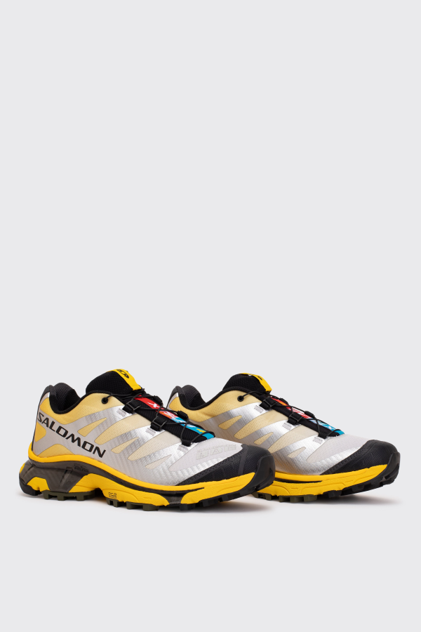SALOMON XT-4 OG Sneakers - Silver/Black/Lemon