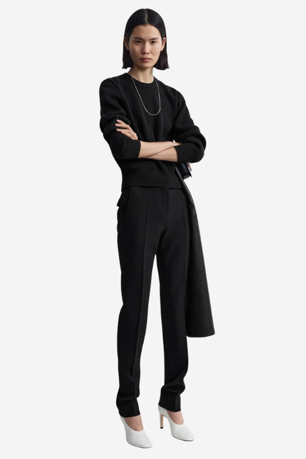 Totême Low Waist Slim Trousers