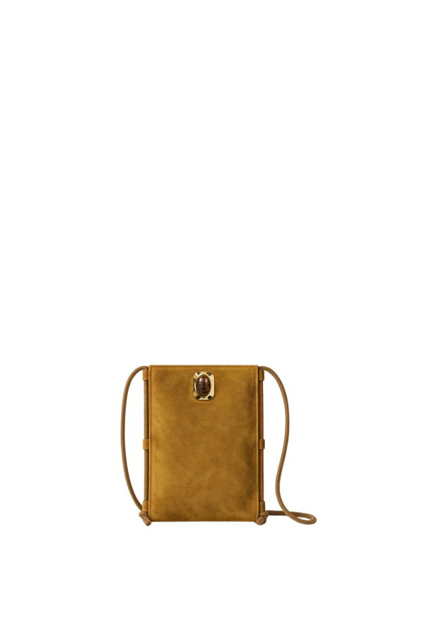 Veronica Beard Stone Embellished Tether Bag - Acorn